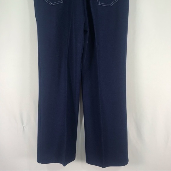 VGUC Vintage Dark Blue Boot Cut Pants Women’s 30 Waist-Fits Very Narrow Like 26 - Picture 13 of 13